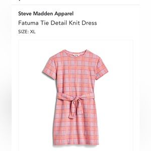 Steve Madden Mini Tie Dress